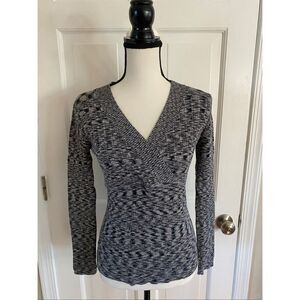 Apt. 9 sweater with wrap bodice size S